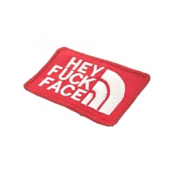 Patch RICAMATA HEY FUCK FACE - La Patcheria