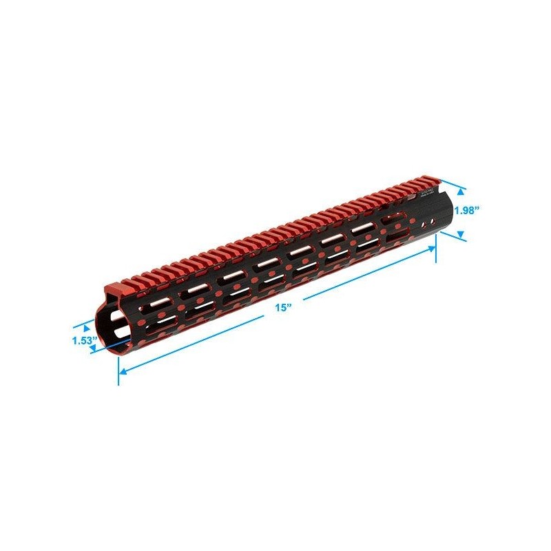 Fontale M-LOK SUPER SLIM  da 15.3 pollici per AR-15 - Leapers®