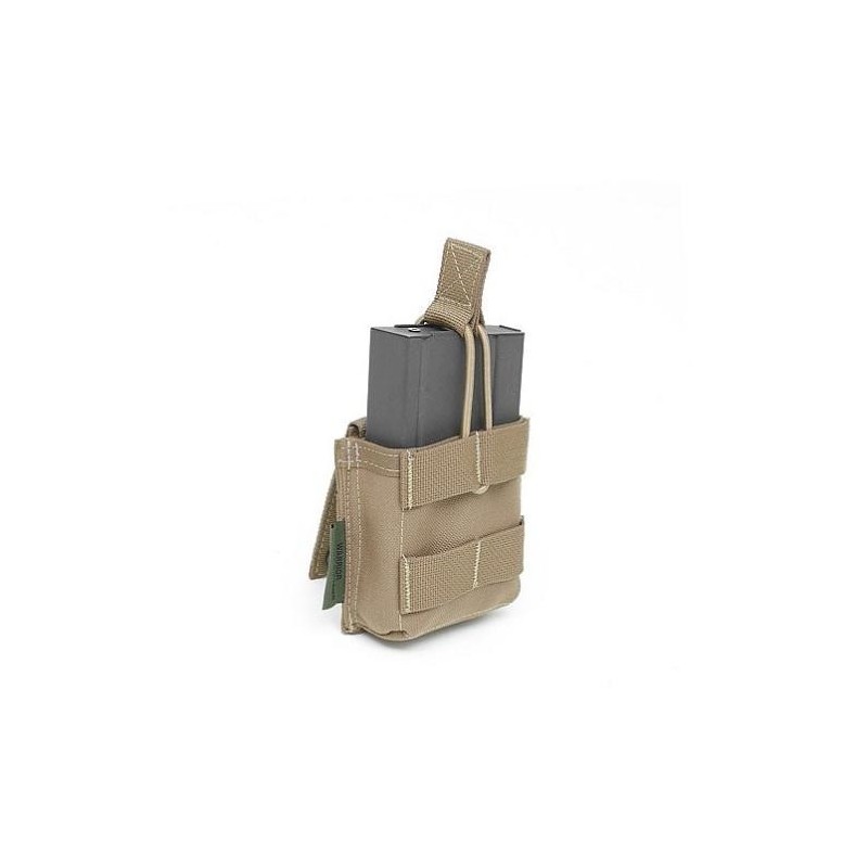 Warrior Single 7.62 x 51mm Open Short Mag Pouch coyote