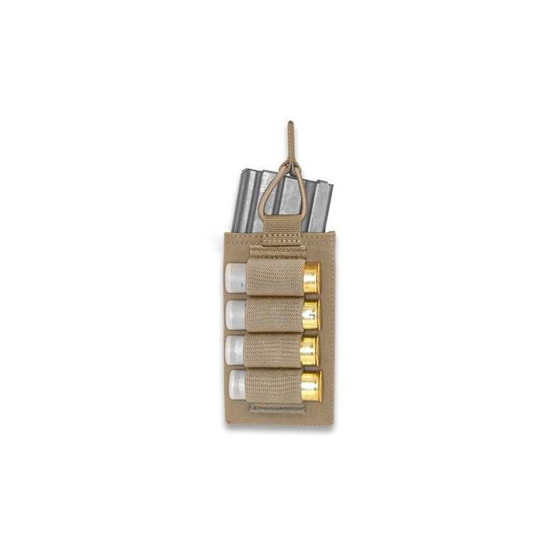 warrior OPS singlr open 5.56mm with shotgun coyote