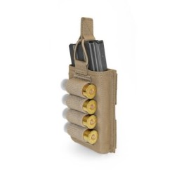 warrior OPS singlr open 5.56mm with shotgun coyote