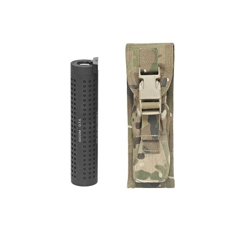 Warrior Large Torch/Suppressor Pouch multicam
