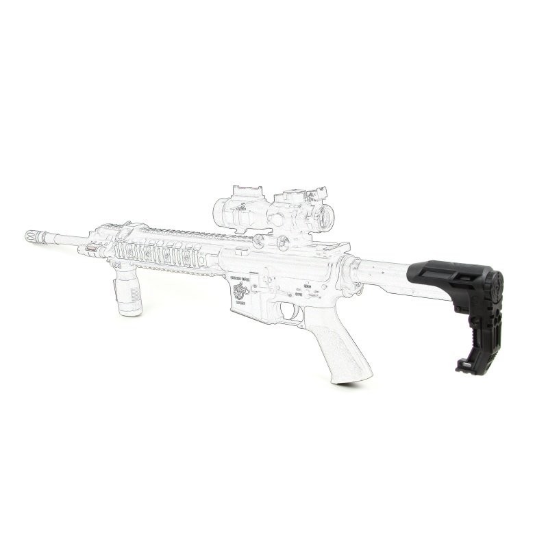 Fixed Stock NGEL of Death for AR15 AEG and GBB - SLONG AIRSOFT