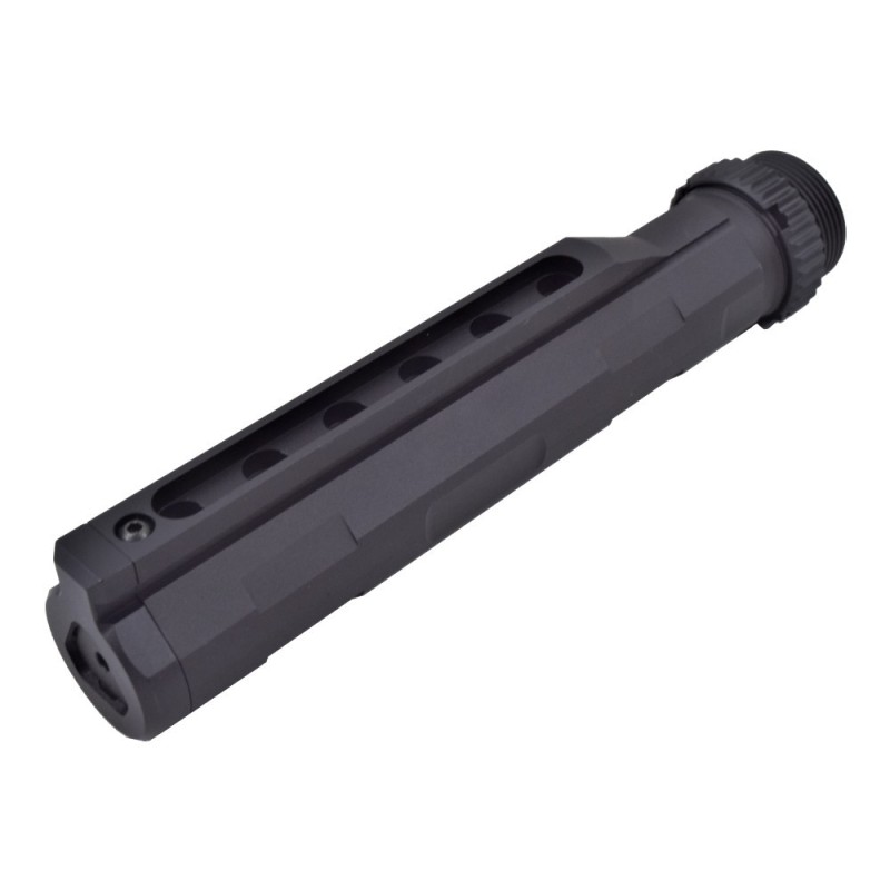 Tubo calcio in alluminio SCANALATO per serie AR15 AEG - BD