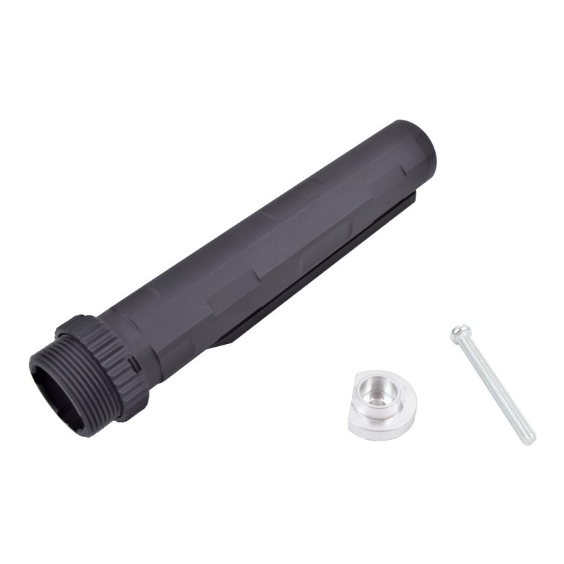 Fluted Aluminum Buffer Tube for AR15 AEG Series - BD