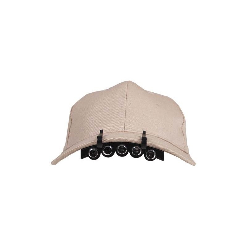Lampada Cap-Light con 5 LED