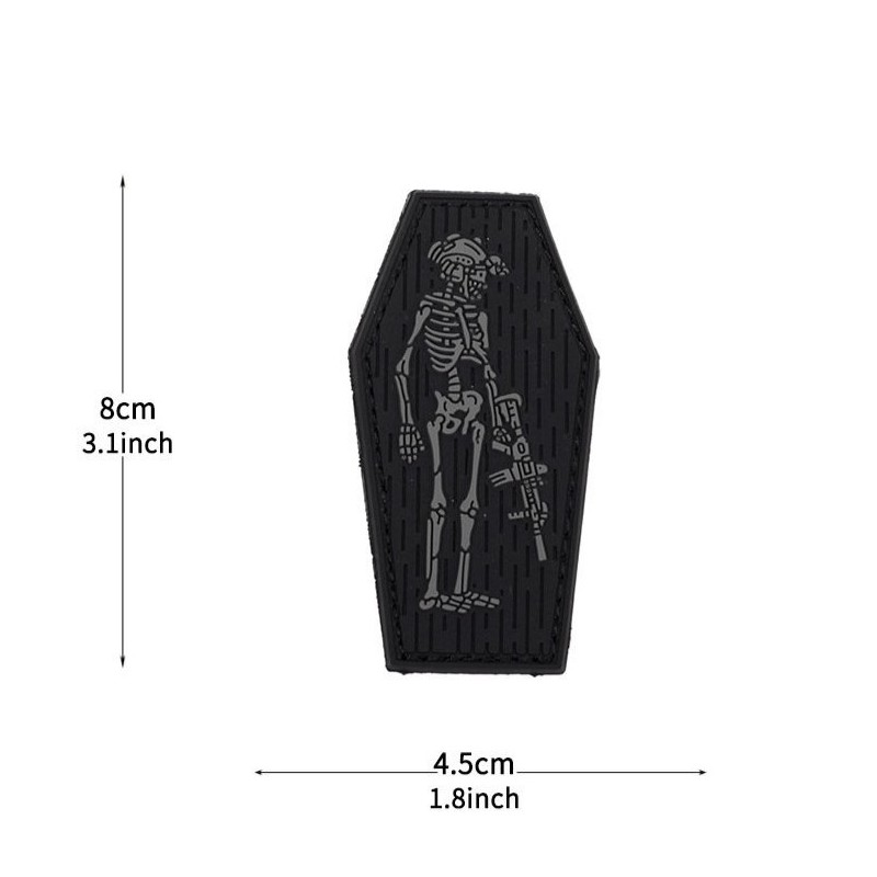 PVC Patch ARMED SKELETON - DELTA ARMORY