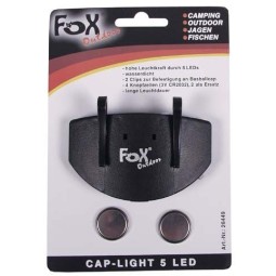 Lampada Cap-Light con 5 LED