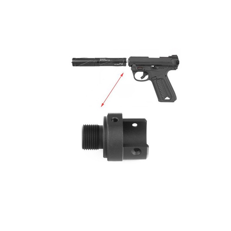 14mm CCW Thread Adapter for AAP01 Upper Receiver - Action Army