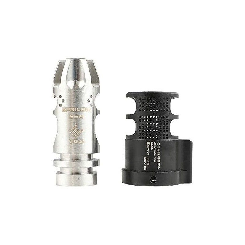 VG6 Epsilon 556 Style Flash Hider and CAGE Black - KUBLAI