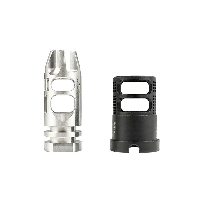 VG6 Epsilon 556 Style Flash Hider and CAGE Black - KUBLAI
