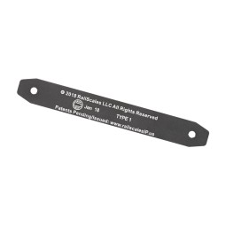 M-LOK and KEYMOD Aluminum Rail Cover - TYPE M LONG - M-ETAL