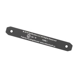 Copri frontale M-LOK e KEYMOD in alluminio - TYPE D LONG - M-ETAL