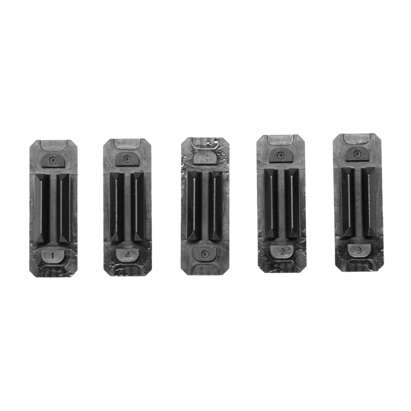 set 5 copri frontale V2 M-LOK in polimero - Strike Industries®