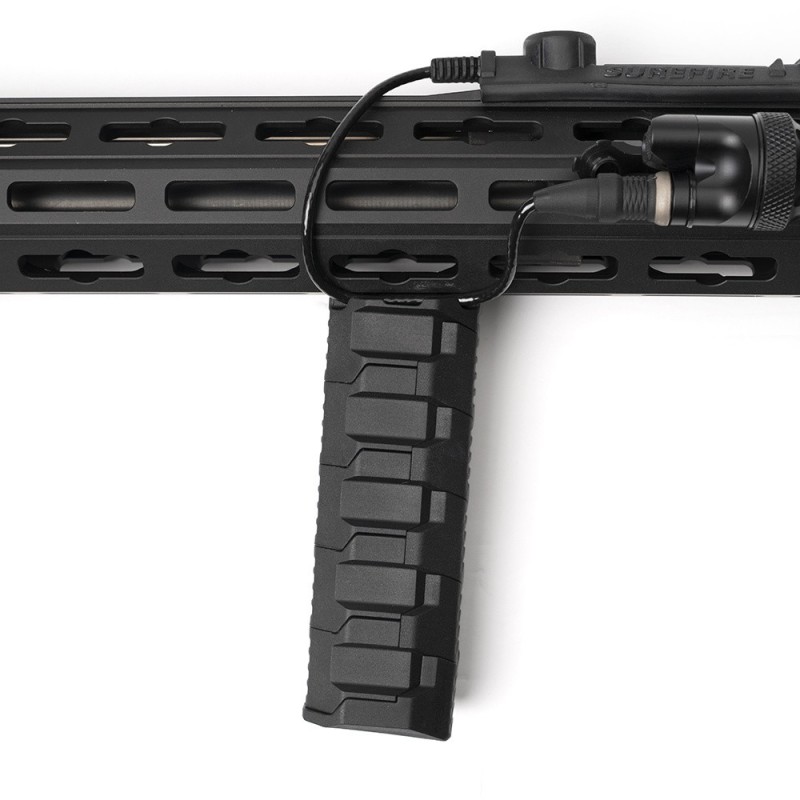 STACKED Extendable Modular Grip with M-LOK Cable Management System - Strike Industries®