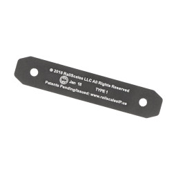 Copri frontale M-LOK e KEYMOD in alluminio - TYPE D SHORT - M-ETAL