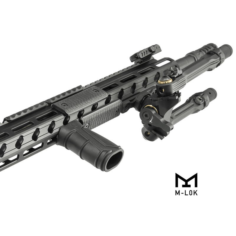 Impugnatura frontale UTG® COMPACT gommata attacco M-LOK® - Leapers®