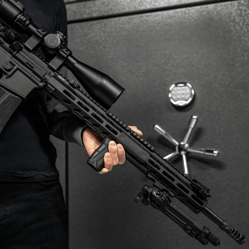 Impugnatura frontale UTG® COMPACT gommata attacco M-LOK® - Leapers®