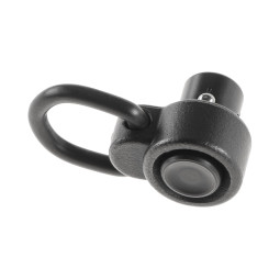 Anello attacco cinghia ANGOLATO LOW PROFILE in acciaio - PTS