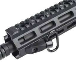 Attacco cinghia QD angolato stile LINK attacco MLOK e KeyMod - M-Etal
