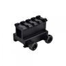 Slitta RIALZO 4 SLOT altezza 1 POLLICE - JS Tactical
