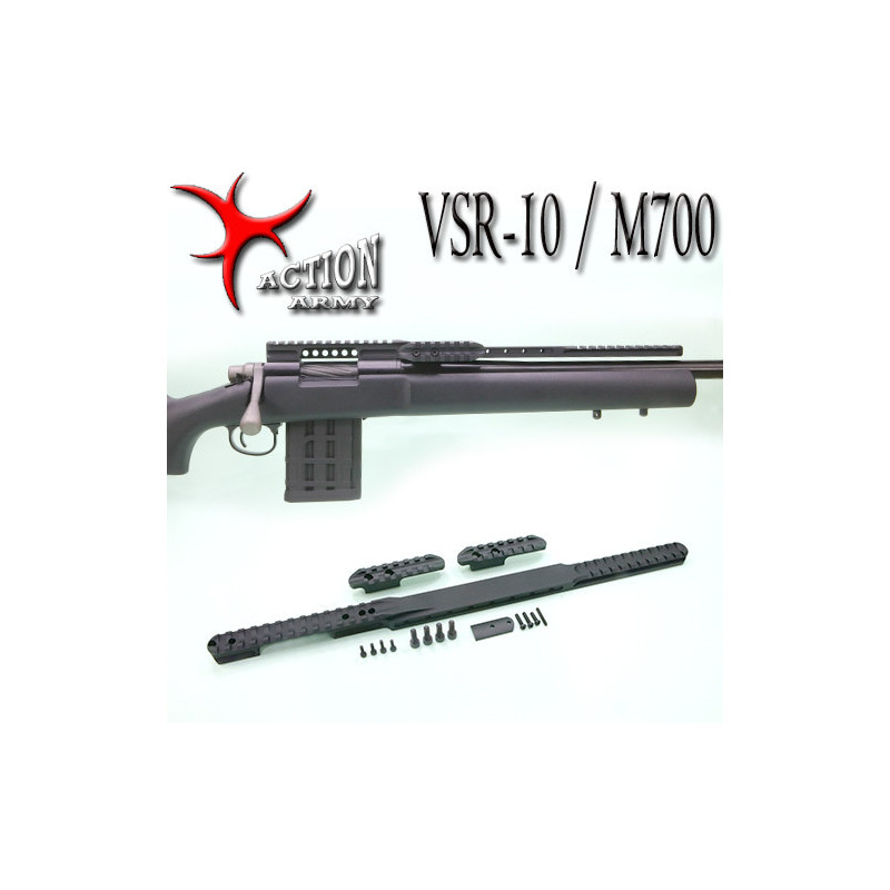 Extended Picatinny Top Rail for VSR-10 and KJW M700 Series - Action Army