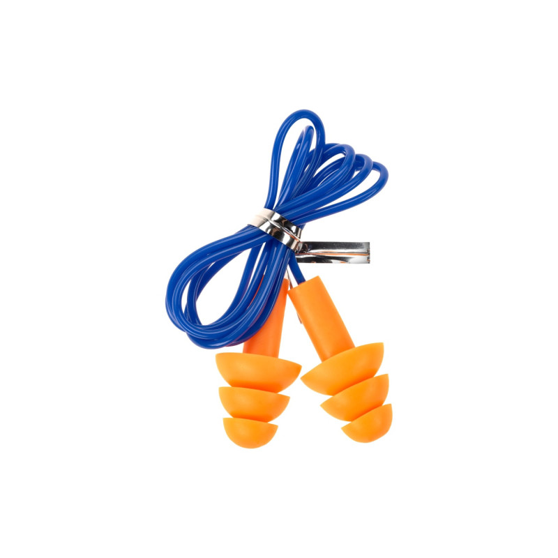 M04 MaxDefense NRR28 Silicone Corded Earplugs - EARMOR