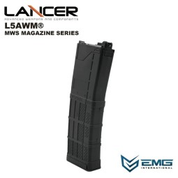Caricatore 35bb Green Gas LANCER L5AWM®  V2 per Marui MWS  - Angry Gun