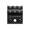 45 Degree Angled Picatinny Rail with M-LOK Mount - Clawgear Arms