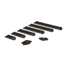 SET 6 PICATINNY rails various sizes M-LOK and KeyMod attachment - MP