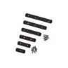 SET 6 PICATINNY rails various sizes M-LOK and KeyMod attachment - MP