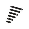 SET 6 slitte PICATINNY misure varie attacco M-LOK e KeyMod - MP