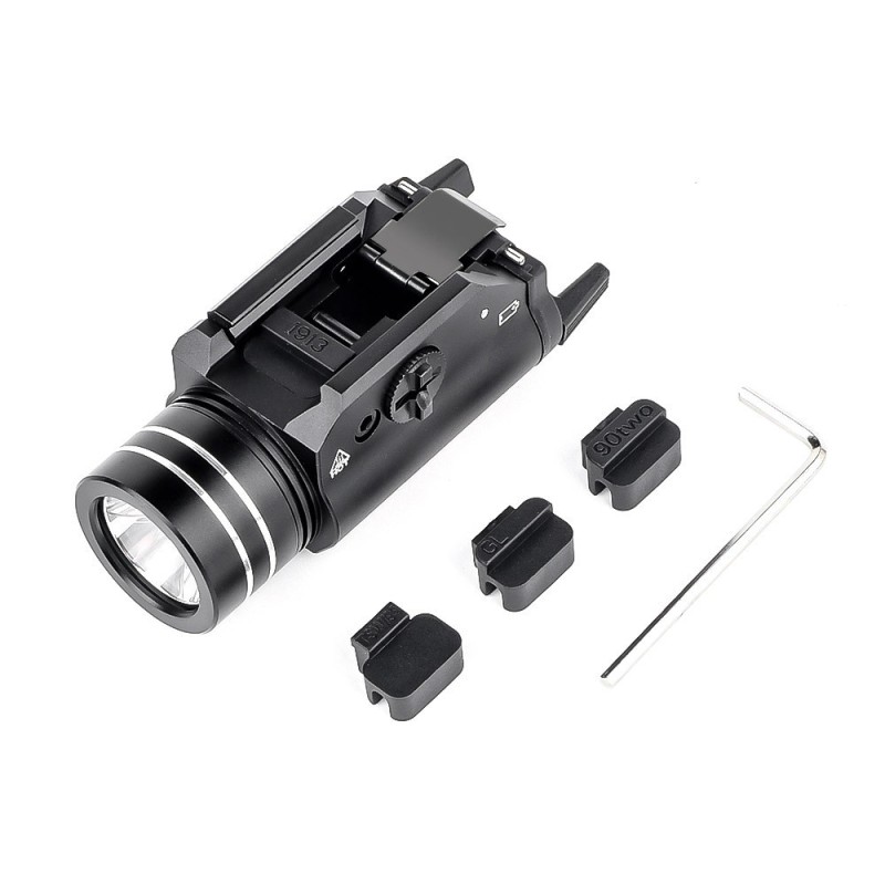 Torcia pistola stile TLR 1H attacco ris - WADSN