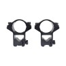 Anelli Alti JS per Slitta 11mm (Carabina) - Tubo 25mm (1")