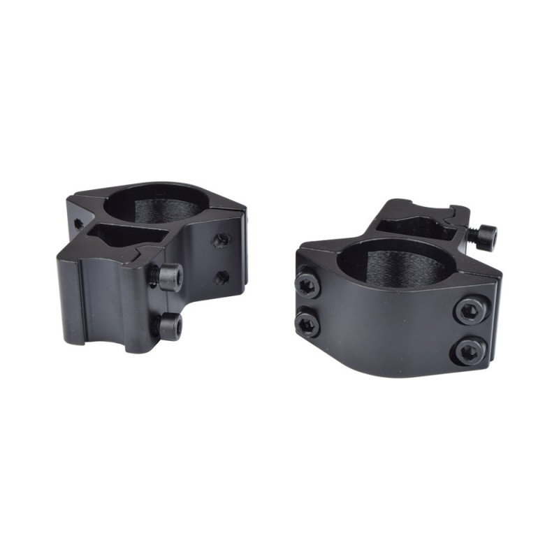 Anelli Alti JS per Slitta 11mm (Carabina) - Tubo 25mm (1")