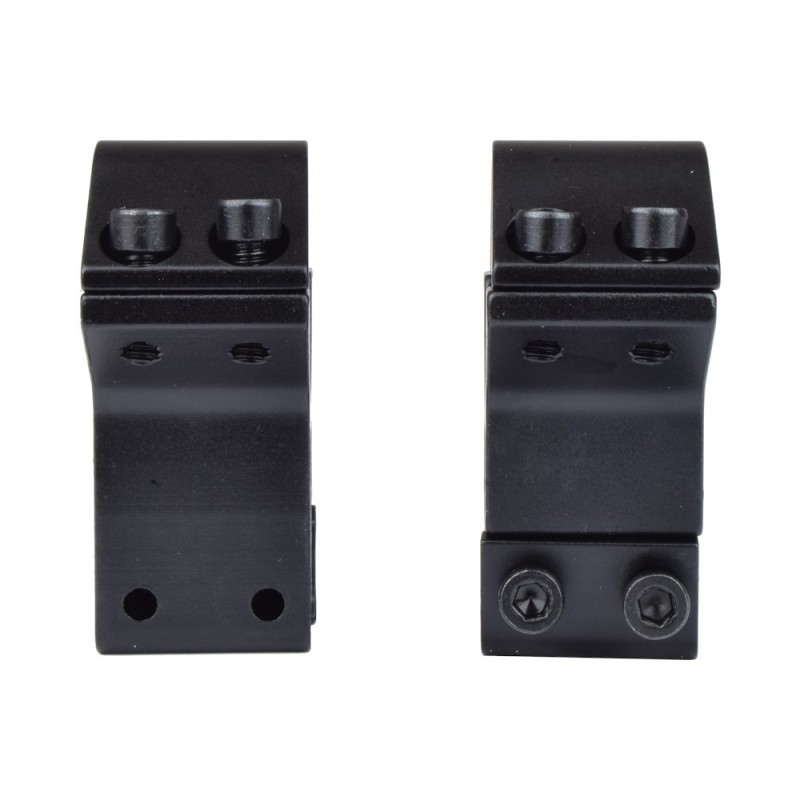 Anelli Alti JS per Slitta 11mm (Carabina) - Tubo 25mm (1")