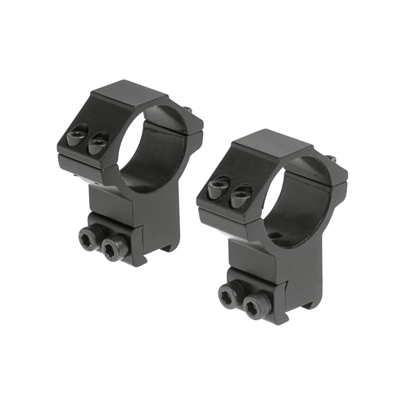 Coppia di anelli ALTI per tubo 30mm attacco slitta 11mm - Leapers®
