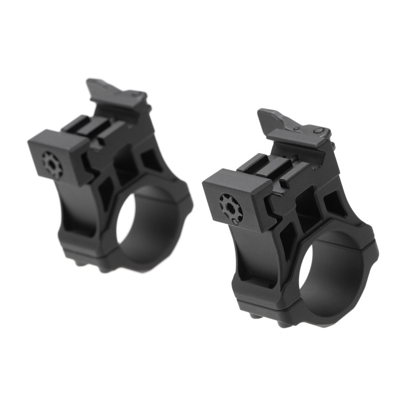 Coppia di anelli QD ALTI per tubo 25.4mm attacco slitta 20mm - Leapers®
