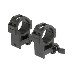 Pair of QD HIGH Rings for 30mm Tube, 20mm Rail Mount - Leapers®