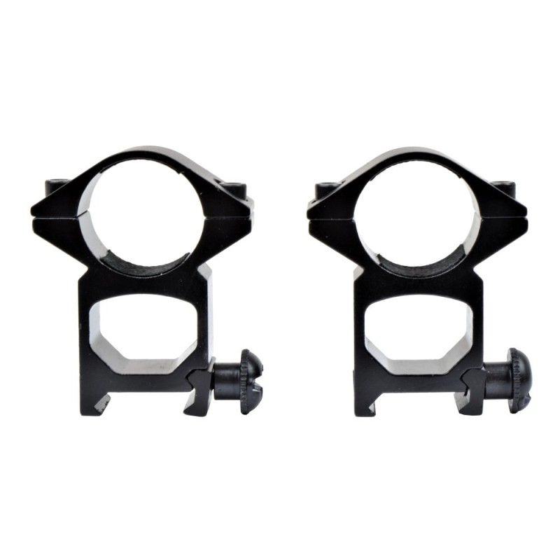 Coppia di anelli ALTI per tubo 25mm attacco RIS 20mm - JS