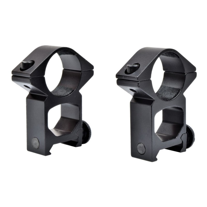 Pair of HIGH Profile Rings for 25mm Tube 20mm RIS Mount - JS
