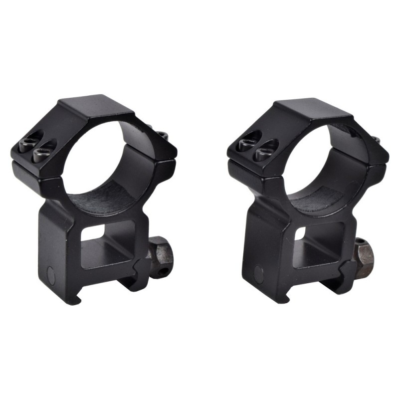 JS HIGH Profile 30mm Scope Rings for 20mm RIS Mount - Pair