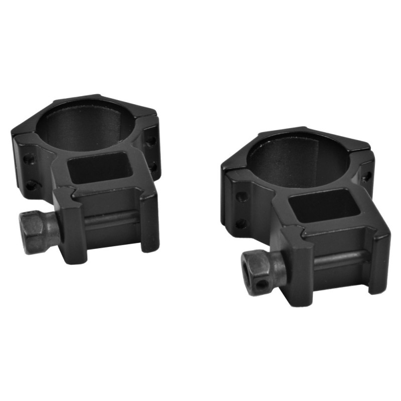 JS HIGH Profile 30mm Scope Rings for 20mm RIS Mount - Pair