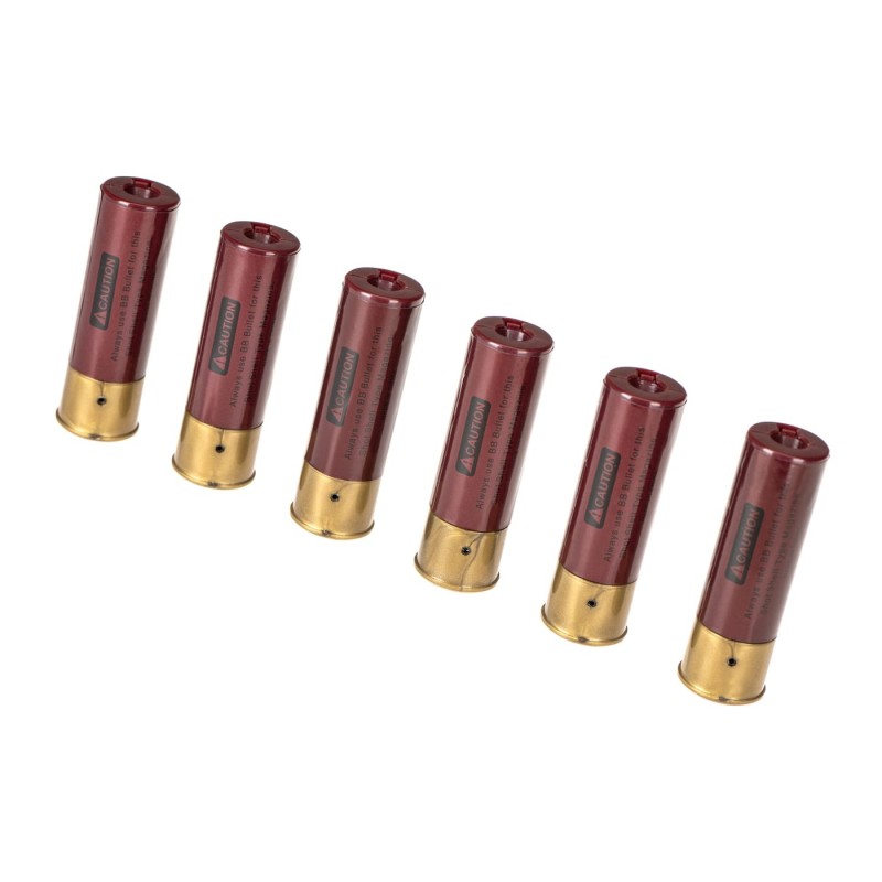SET 6 Cartucce per Shotgun 30bb - GOLDEN EAGLE