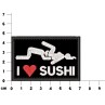 Patch ricamata I LOVE SUSHI - PATCH NOW!