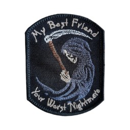 Patch ricamata REAPER BEST FRIEND - Patch Now!