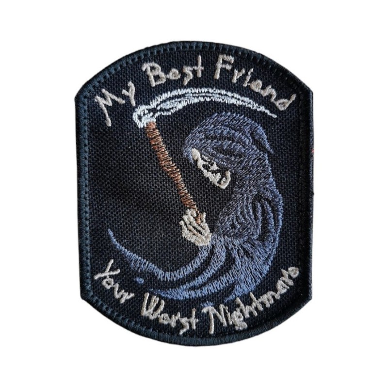 Patch ricamata REAPER BEST FRIEND - Patch Now!