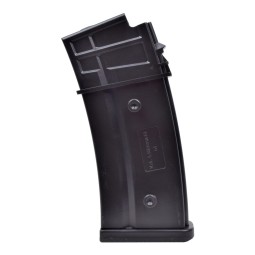 Caricatore D-Boys G36 Polimero Nero - 140bb (Mid-Cap / Golden Bow)