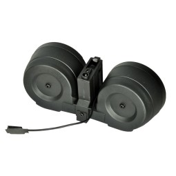 Caricatore DRUM elettrico 2000bb per serie AR15 - SRC-Pirate Arms