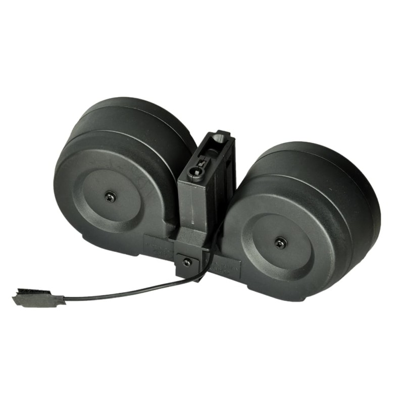 Caricatore DRUM elettrico 2000bb per serie AR15 - SRC-Pirate Arms